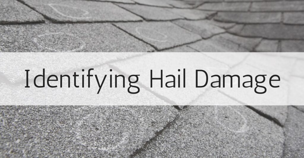 roof hail damage identification
