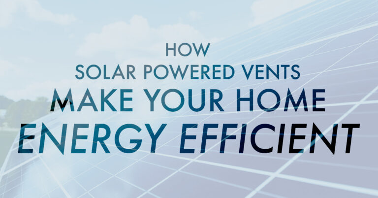 Energy Efficient Vents