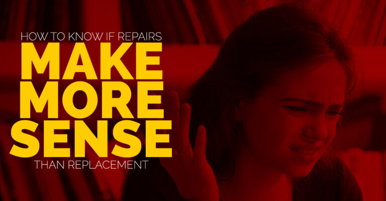 How to Know if Repairs Make More Sense than Replacement