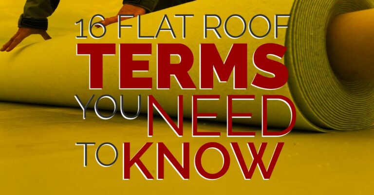 16 Flat Roof Terms You Need To Know