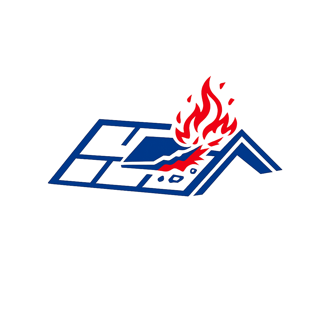 fire damage repair icon